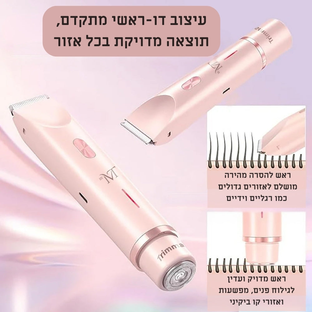 Trimma™ – פתרון דו-ראשי לעור מושלם וחלק